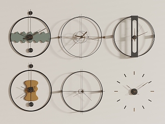 Modern Clock 3d model