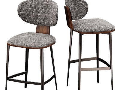 Modern Bar Chair 3d model