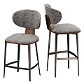 Modern Bar Chair 3d model