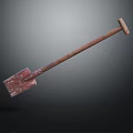 Agricultural Equipment Shovel With Wooden Handle And Metal Blade For Farming Use
