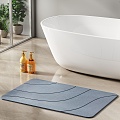 Bathroom Bathtub Floor Mat 3d model