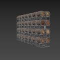 Industrial LOFT shelf 3d model