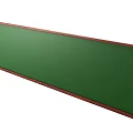 Green Chalkboard with Wooden Frame Simple Design and Smooth Surface for Educational Settings 3d model