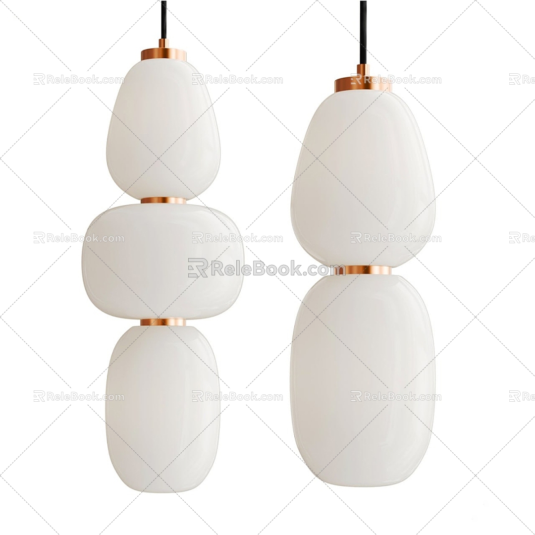 modern ceiling lamp 3d model