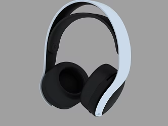 Headphones Sony PS5 ultra-thin series light version of the main accessories 3 3d model