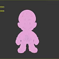 3D Super Mario Figurine Character With Red Hat Blue Overalls White Gloves And Brown Shoes