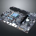 Computer Motherboard Computer Motherboard High-end Motherboard High-end Motherboard Gaming Motherboard Asus Motherboard 3d model