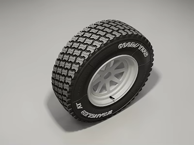 High Quality All Terrain Tire With Deep Tread Pattern And Aluminum Wheel Rim 3d model High Quality All Terrain Tire With Deep Tread Pattern And Aluminum Wheel Rim 3d model