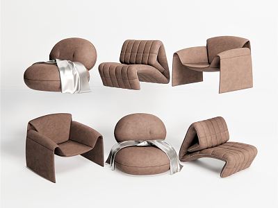 Modern Sofa Chair Single Person Sofa Coffee Chair Leisure Chair Backrest Chair Lazy Sofa Reading Sofa Blanket model