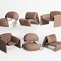 Modern Sofa Chair Single Person Sofa Coffee Chair Leisure Chair Backrest Chair Lazy Sofa Reading Sofa Blanket 3d model