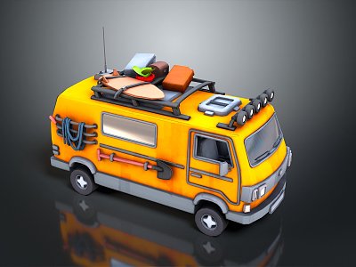 Food Truck Food Vending Vehicle Mobile Food Truck Mobile Vendor Mobile Vendor Mobile Vendor Car Dining Car Mobile Dining Car 3d model