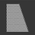 Soccer Goal With Sturdy Metal Frame And Diamond Mesh Net Structure