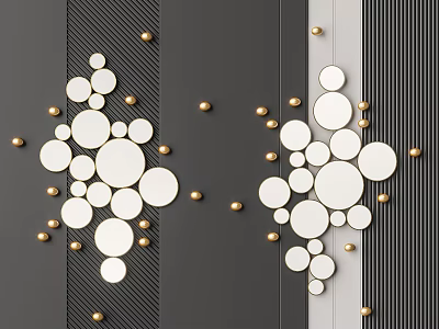 Modern wall decoration wall decoration pendant 3d model