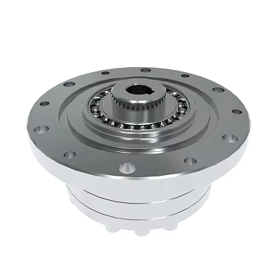 Mechanical Metal Bearing Component With Circular Structure And Multiple Holes 3d model