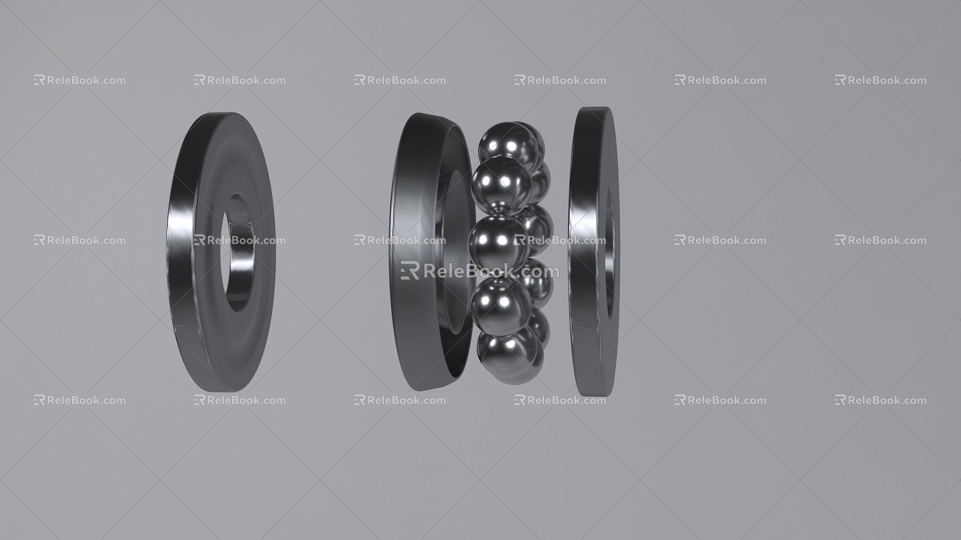 Bearing thrust ball bearing 3d model