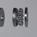 Bearing thrust ball bearing 3d model