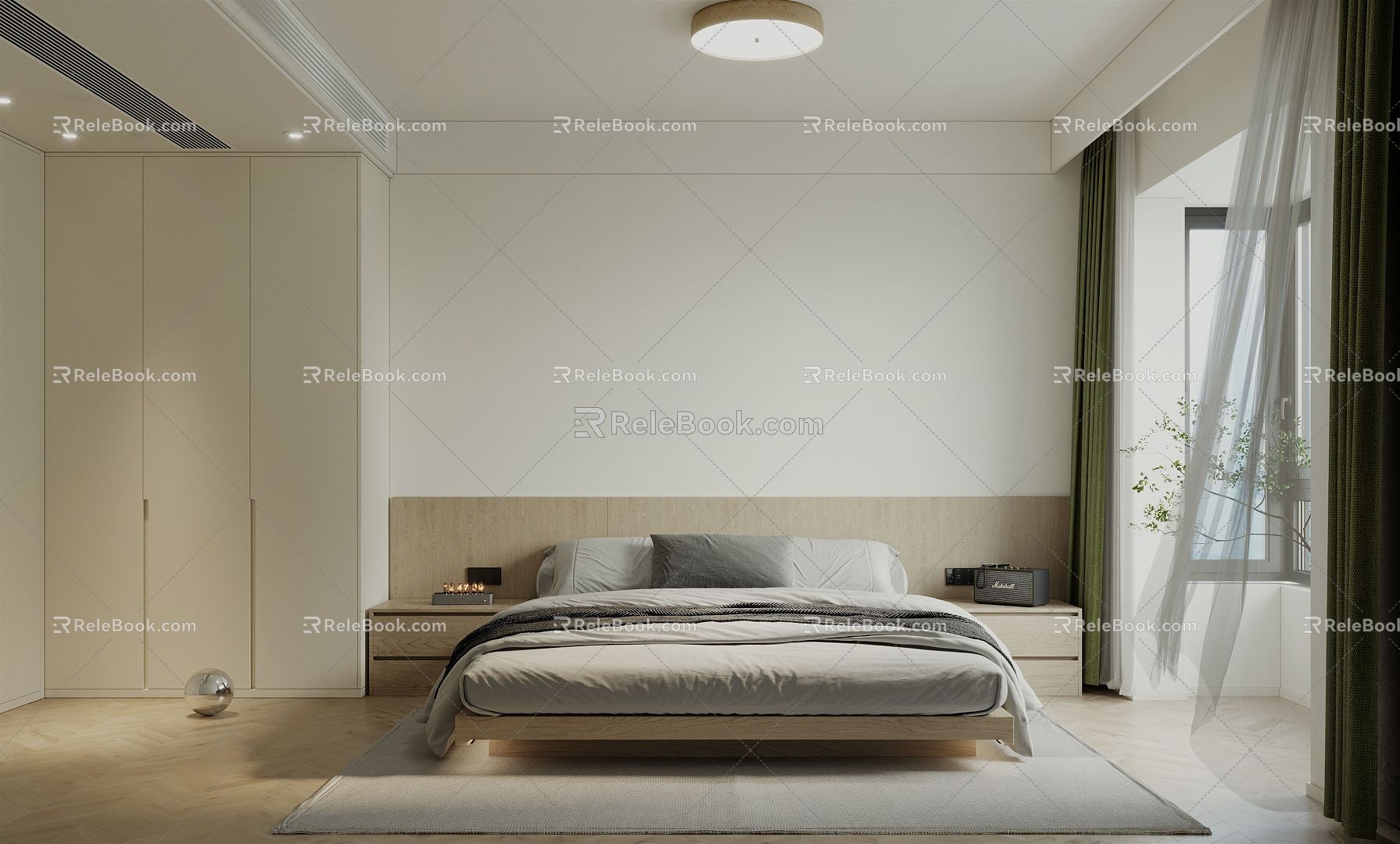 Modern Bedroom 3d model