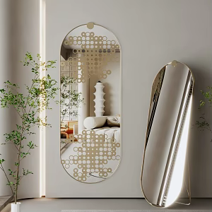 Modern Mirror Dressing Mirror Art Mirror Alien Mirror Floor Mirror Irregular Mirror Full-length Mirror 3d model