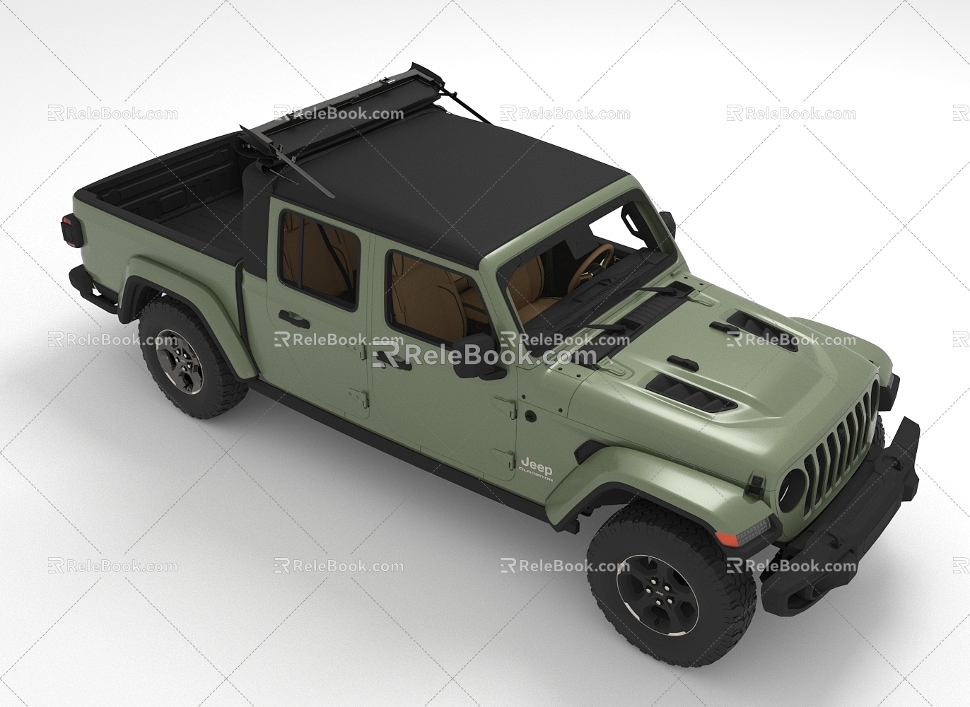 Jeep buggy car off road pickup truck 3d model