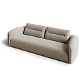 Basilico double sofa sofa 3d model