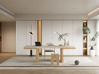 Modern study 3d model