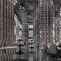 Book Art Focused Grand Library Interior With Shelves And Seating