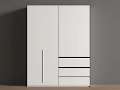 Modern wardrobe 3d model