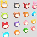 Cute Various Animal Shaped Kids Hats With Colorful Designs For Children