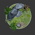 Modern Cartoon Scene Game Environment Game Fairy Tale 3d model