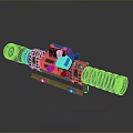Infrared Steiner Laser Pistol Light Source Firearm Sight Firearm Device 3d model