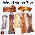Natural Wood Dining Table Materials With Various Types And Unique Grain Patterns