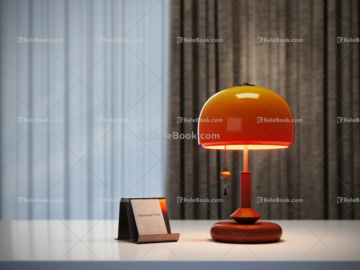 medieval table lamp modern table lamp glass table lamp retro table lamp chinese table lamp 3d model