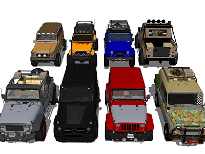 modern off-road vehicle 3d model