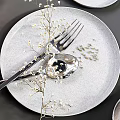 Modern Kitchenware Collection With Wooden Stone Cutting Boards Beige White Containers Dried Flowers And Candles