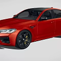 Red BMW M5 Sport Sedan With Sporty Exterior Design And Black Alloy Wheels