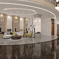 Luxury Modern Interior Design With Marble Floors Chandeliers And Sofa Seating