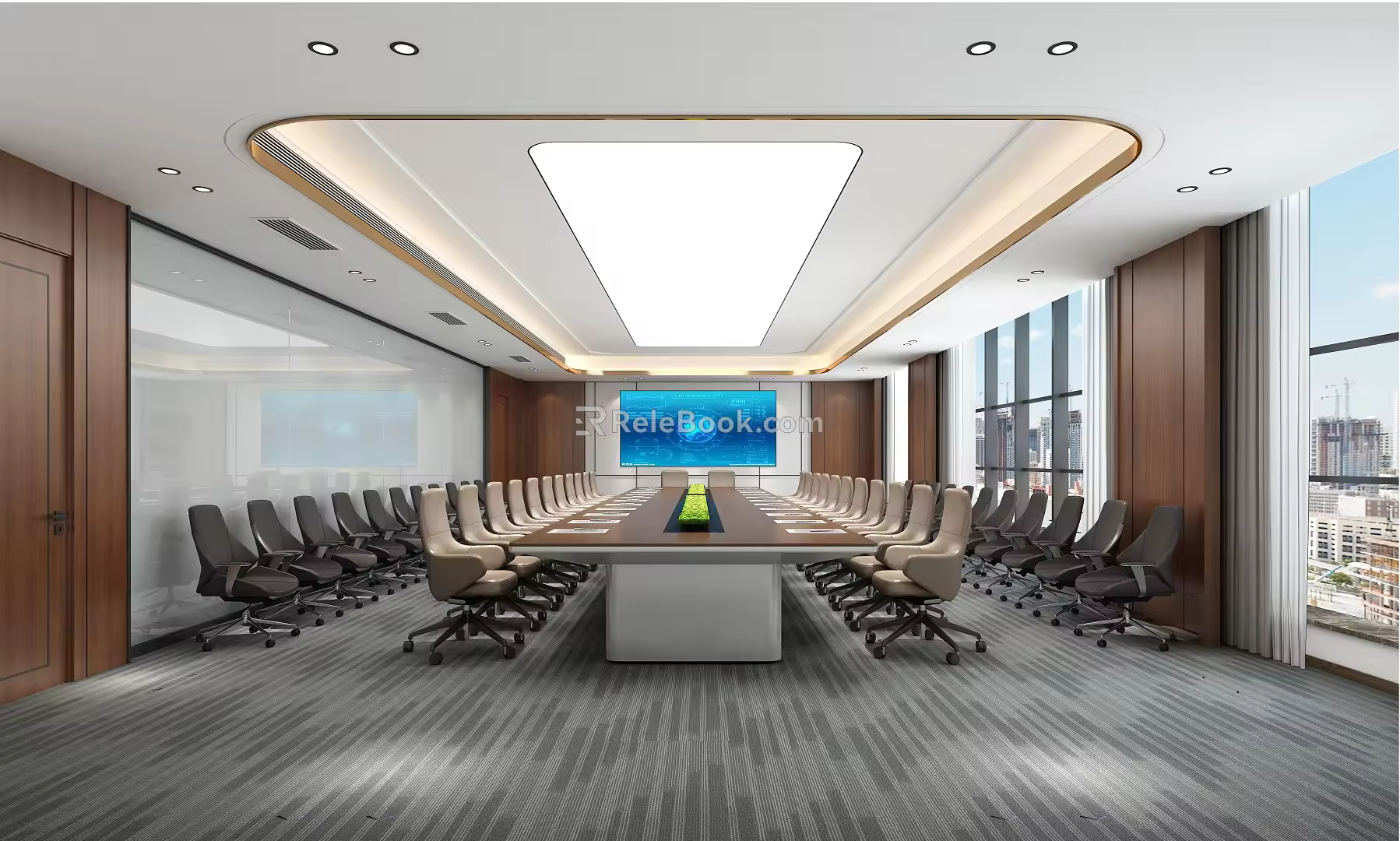 Modern Conference Room 3d model