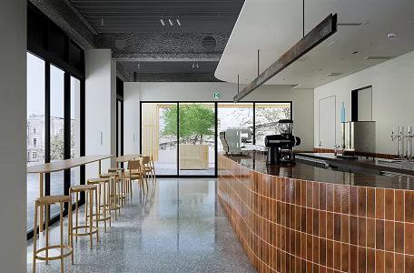 Modern Cafe 3d model
