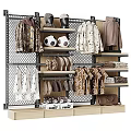 Stylish Retail Display Shelves Organizing Clothing Shoes Bags And Sports Balls