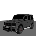 Gray Mercedes G Class SUV With Sporty Exterior And Large Alloy Wheels