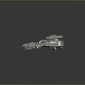Futuristic Cosmic Spaceship Design With Detailed Modular Structure For Interstellar Exploration