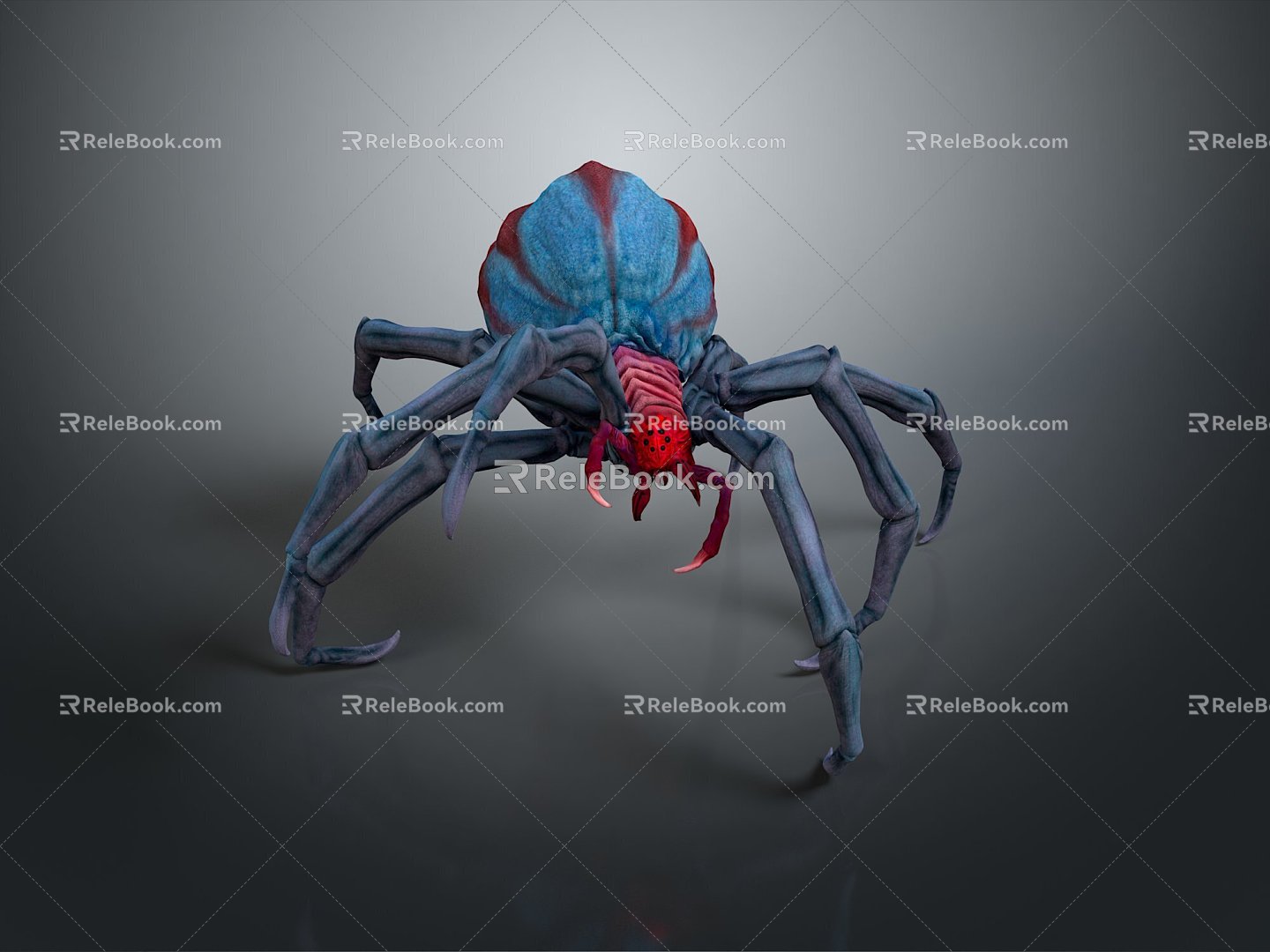 spider poisonous spider big spider reptile insect animal game animal cartoon animal 3d model