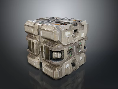 Science Fiction Box Science Fiction Box Military Box Password Box Military Supplies Science Fiction Supplies Science Fiction Password Box 3d model