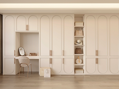 Silent Wardrobe Cream Wardrobe model