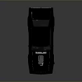 Black Stylish Modified Muscle Car Featuring Rear Spoiler Hood Scoop And Aggressive Exterior Design