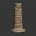 Iconic Leaning Tower of Pisa Historic Architectural Structure With Classic Design
