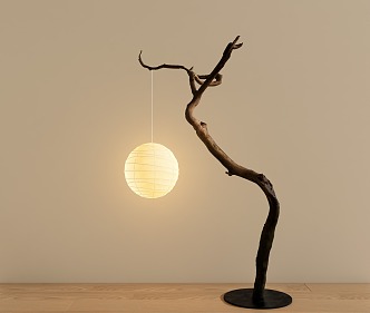 Dead branch floor lamp Middle ancient floor lamp 3d model