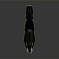 Futuristic Black Concept Car With Sleek Aerodynamic Design And Glowing Accent Lines