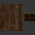 Rustic Wooden Square Table And Small Basket For Home Living Essentials