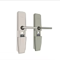 Modern Digital Door Handles with Keypad Locks in Various Colors for Home Security